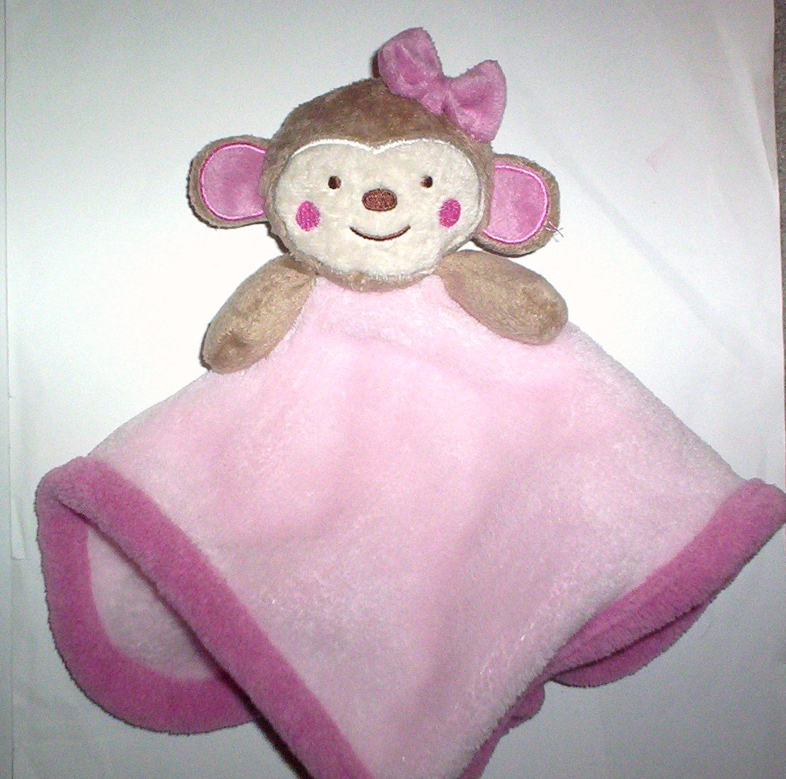 Koala Baby Pink Monkey Security Blanket