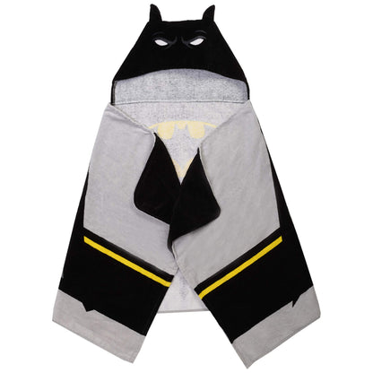 Batman Kids Bath/Pool/Beach Cotton Terry Hooded Towel Wrap, 24" x 50"