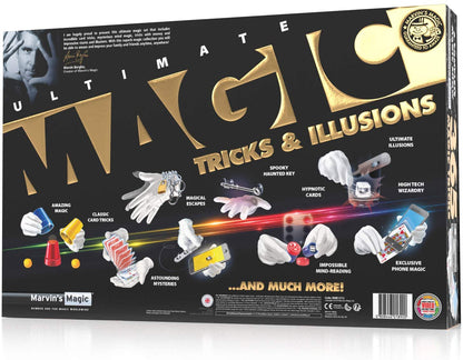 Marvin's Magic - Kids Magic Set - 365 Ultimate Magic Tricks & Illusions | Magic Tricks for Kids | Includes Svengali Cards, Flash Money Trick, Mind Reading Tricks + Much More | Suitable for Age 6+