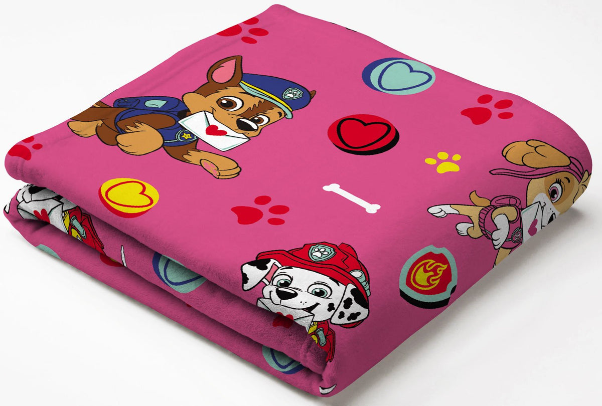 Franco Kids Paw Patrol Girls Plush Throw Blanket, Pink 50 in x 70 in