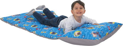 Disney Puppy Dog Pals Deluxe Toddler Nap Mat - 26" X 62" Easy Fold