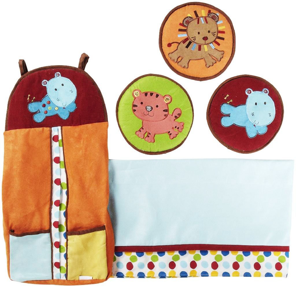 Kids Line Animal Parade 9 Pc Crib Set