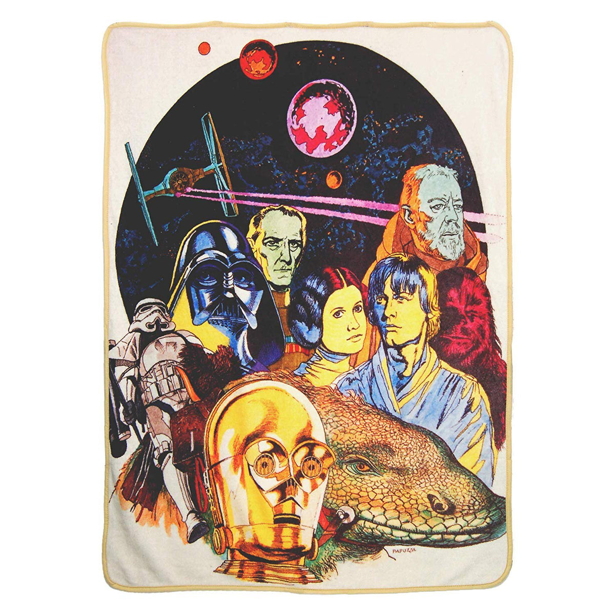Disney Star Wars Solo: A Story, "Dodge" Micro Raschel Throw Blanket, 46" X 60", Multi Color