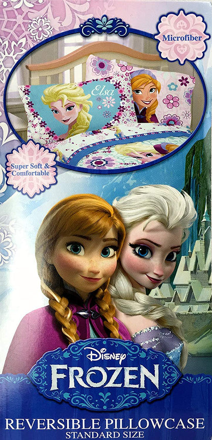 Disney Frozen Warm Heart Reversible Pillowcase - Standard Size