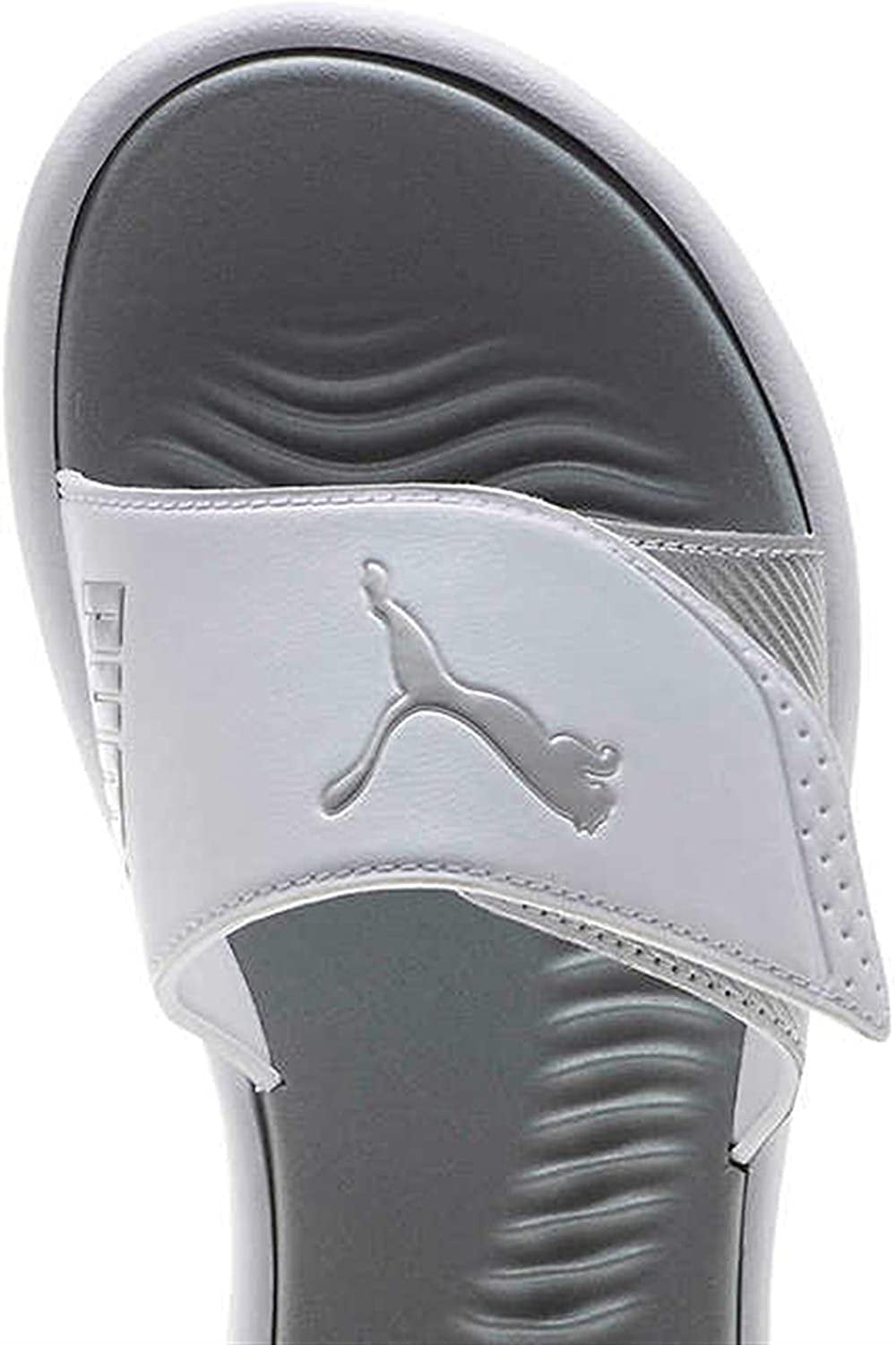 PUMA Ladies' Slide Sandal (8, White)