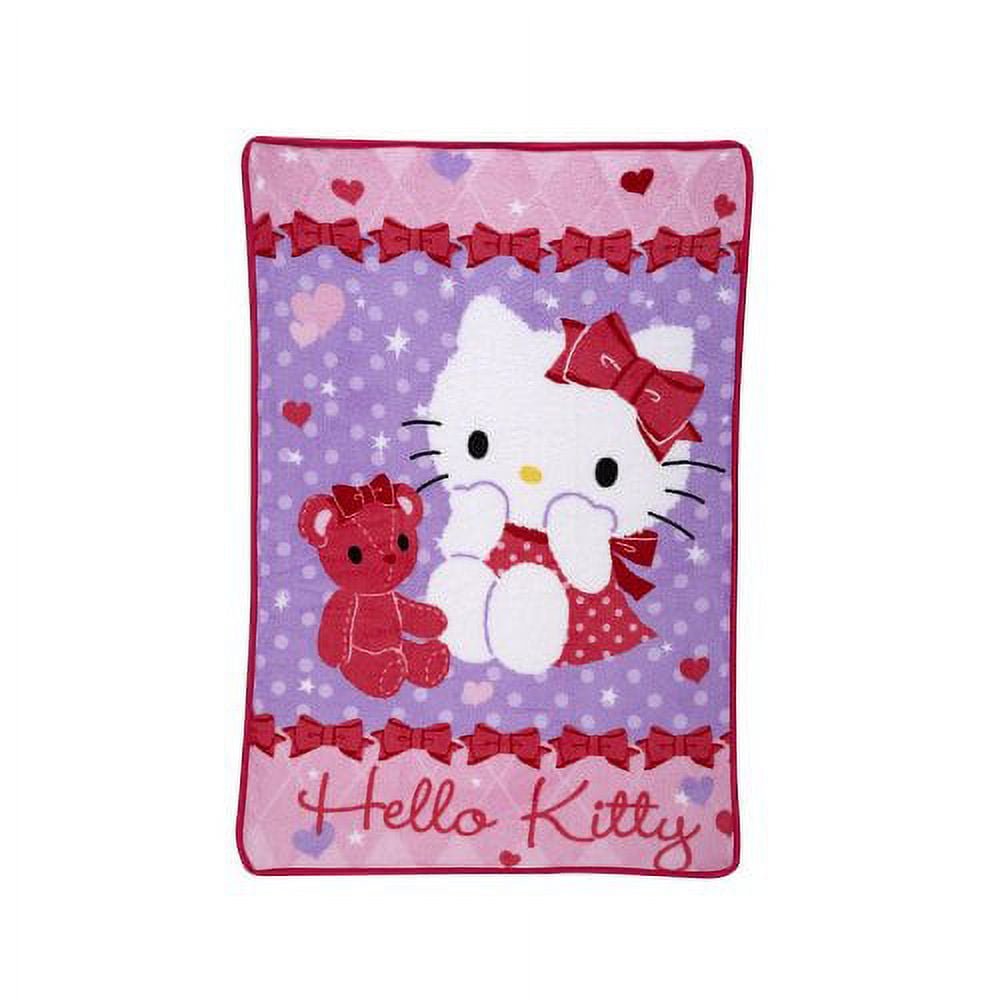 Hello Kitty Plush Toddler Blanket