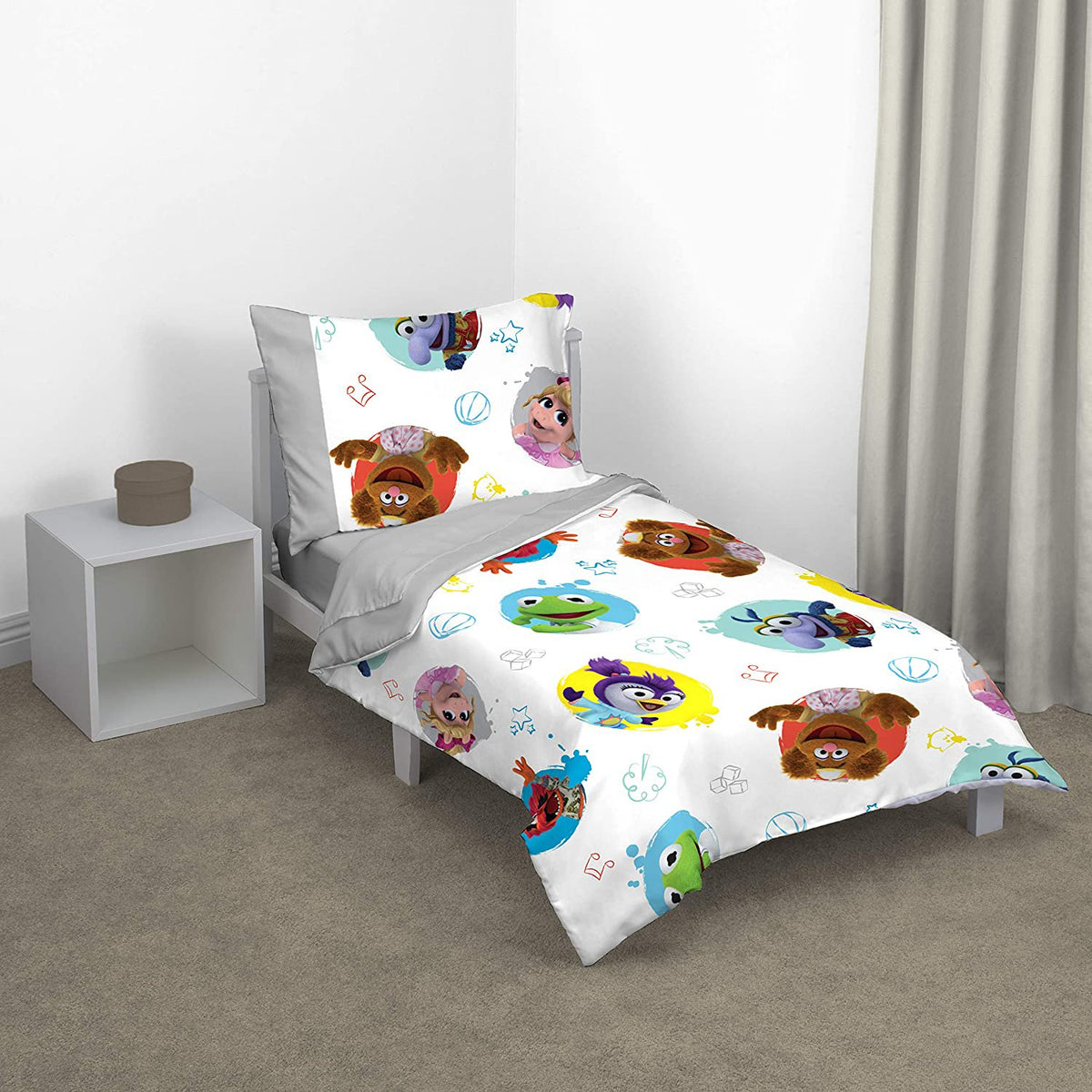 Disney Muppet Babies Friendship 4 Piece Toddler Bedding Set