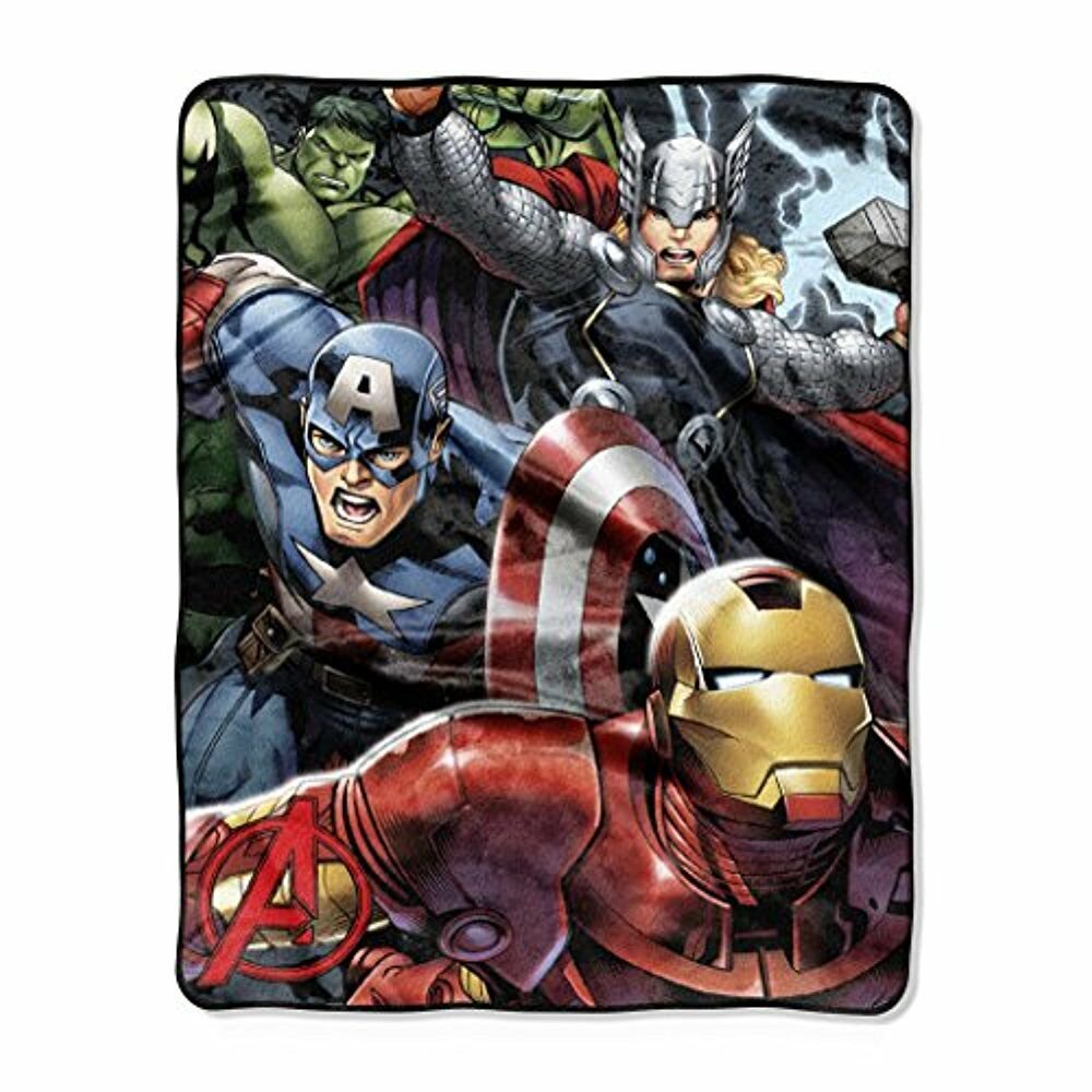 Marvel's Avengers, "Teammates" Silk Touch Throw Blanket, 40" x 50", Multi Color