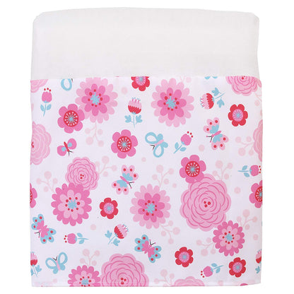 Disney Minnie Mouse Pretty in Pink 3 Piece Nursery Crib Bedding Set, Pink, Grey, Rose