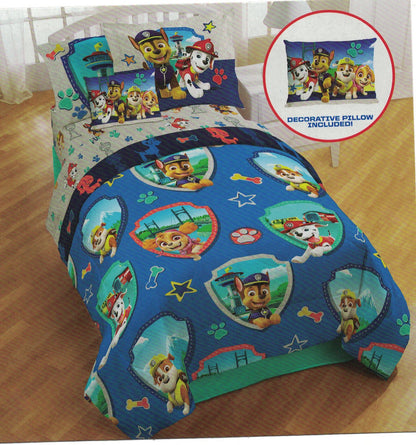 Franco Kids PAW Patrol 6-Pc. Twin Comforter, Sheets & Dec Pillow Set