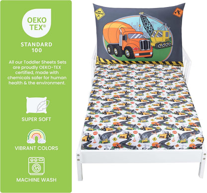 Todays Kids 2-Piece Unicorn Bedding Toddler Sheet Set - Breathable 100% Soft Brushed Microfiber Polyester, Standard Size Crib Sheet Set - Gentle on Delicate Skin - Fitted Toddler Sheets & Pillowcase