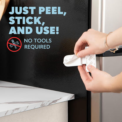 Todays Kids Child Proof Refrigerator Lock - Fridge / Freezer Lock, Easy to Install Child Lock for Fridge