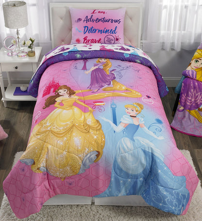 Franco Kids Disney Princess "Ready To Explore" Twin/Full Comforter