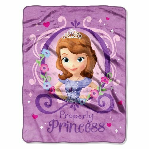 Disney "Sofia The First Princess Perfection" Silk Touch Throw, 46 by 60-Inch