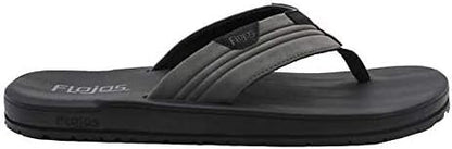 Flojos Men's Sandals Memory Foam Black/Gray - Size 9