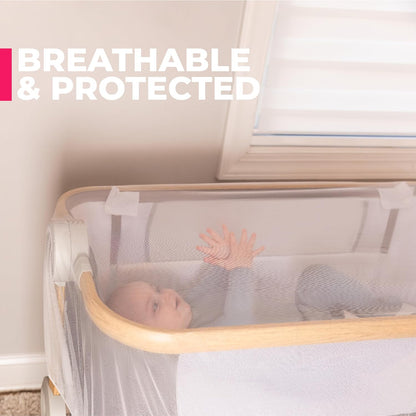 Todays Kids Baby Stroller Net - Breathable Mesh & Multi-Use Bassinet Stroller Cover - Baby Travel Gear for Strollers, Bassinets, Cradles, Playards, & Pack N Plays