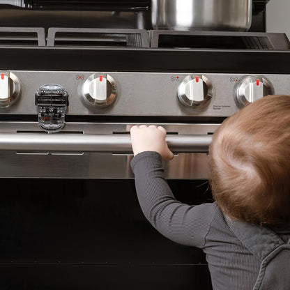 Todays Kids Oven Door Baby Proofing Heat-Resistant Lock - Oven Lock Child Safety, Baby Safety Products for Childproof Home - Strong 3M Adhesive, Easy Installation, One-Hand Use, No Tools
