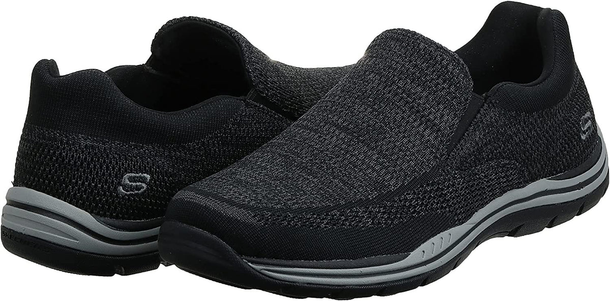Skechers USA Men's Expected Gomel Slip-on Loafer,Black,13 M US