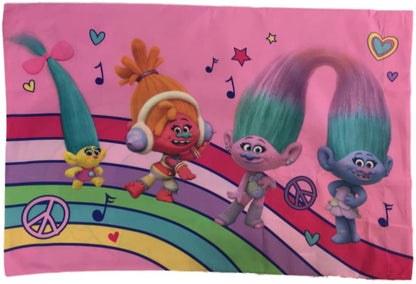 Trolls Twin Feel The Beat Kids Toddler Children Pillowcase