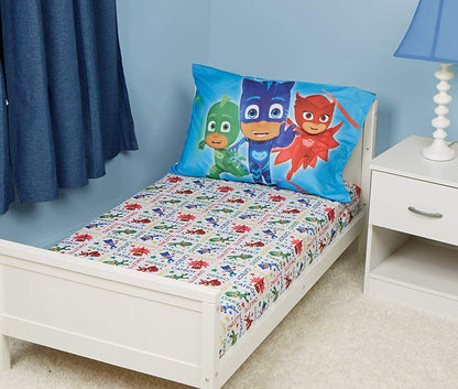 PJ Masks Catboy Owlete Gekko 4 pc Toddler Bed Set