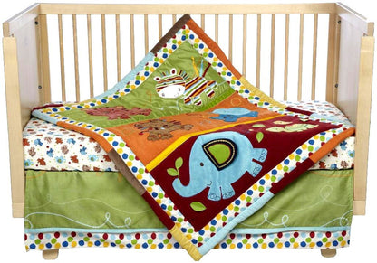Kids Line Animal Parade 9 Pc Crib Set