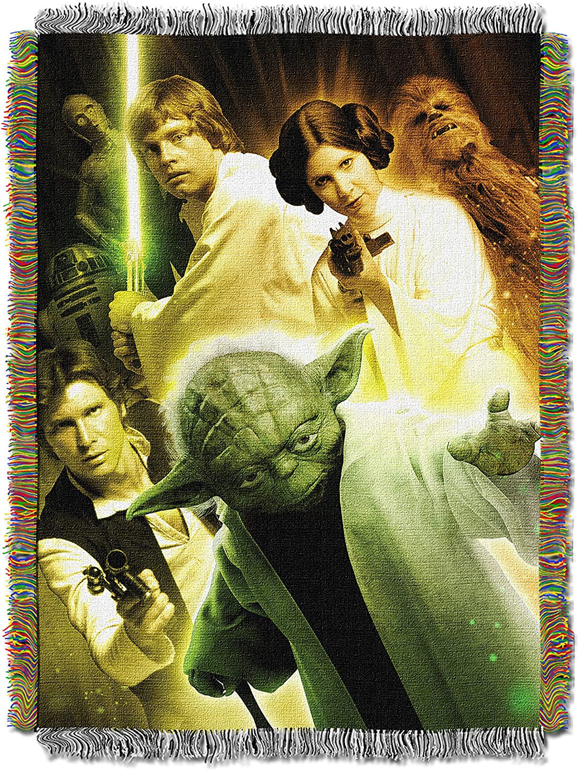 Star Wars Small Rebel Force Woven Tapestry Throw Blanket, 48 x 60 Inches