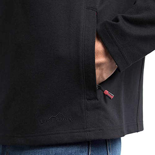 Eddie Bauer Men’s Mixed Media ¼ Zip Pullover, Variety