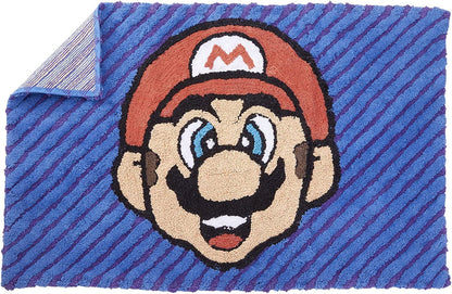 Super Mario Kids Accent Rug, 48" x 30", Tufted Cotton