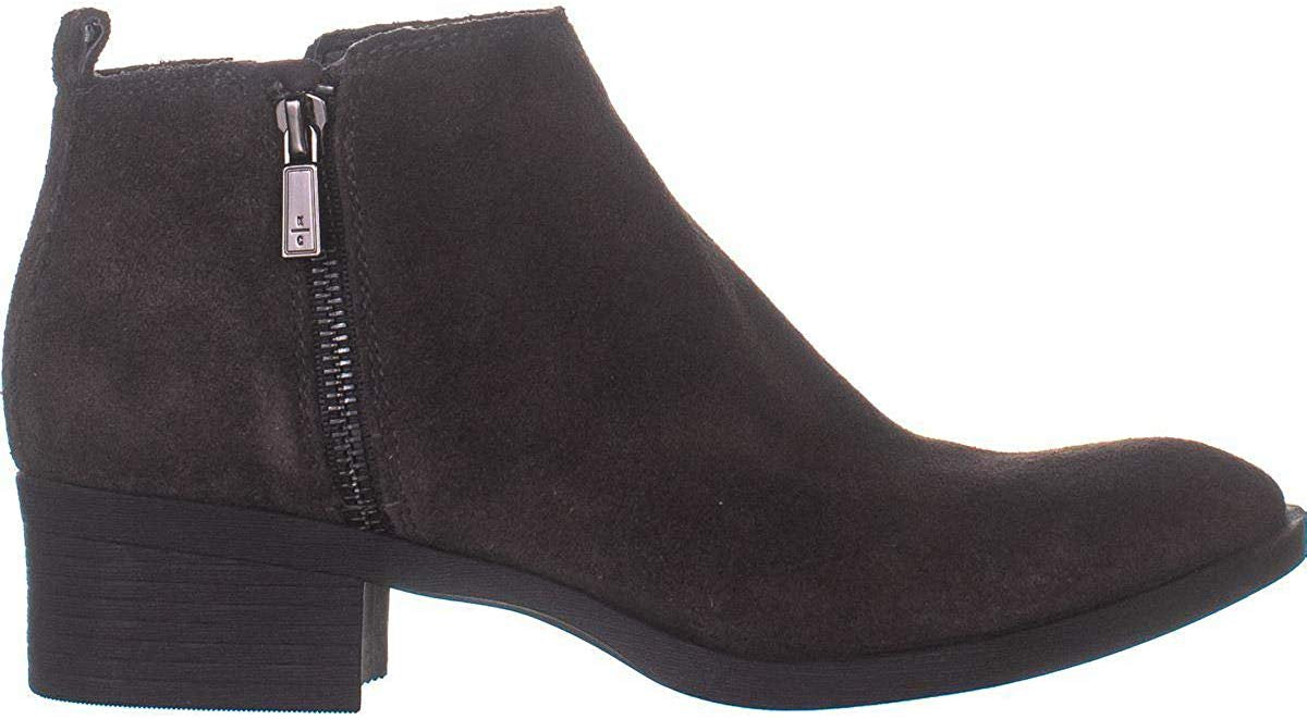 Kenneth Cole New York Women's Leather Ankle Bootie Boots Asphalt