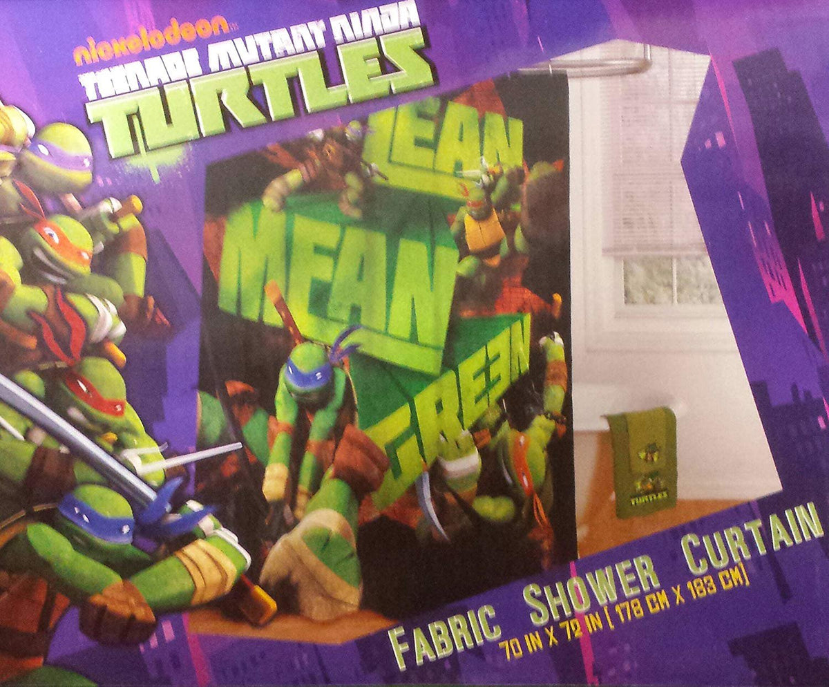 Teenage Mutant Ninja Turtles Fabric Shower Curtain