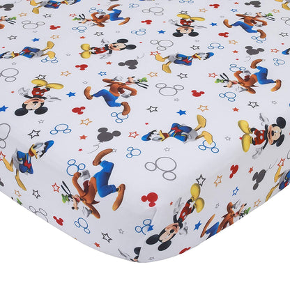 Disney Mickey Mouse Having Fun 2 Piece Toddler Sheet Set