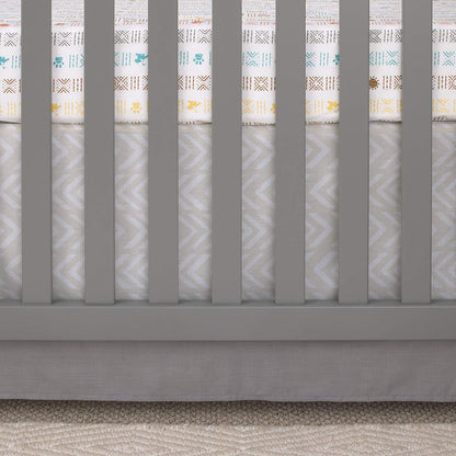 Disney Lion King Simba and Nala 3-Piece Nursery Crib Bedding Set, Ivory/Sage/Grey/Yellow