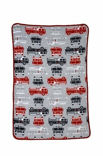 Carter's Fleece Fire Truck Toddler Blanket, 30" x 45"
