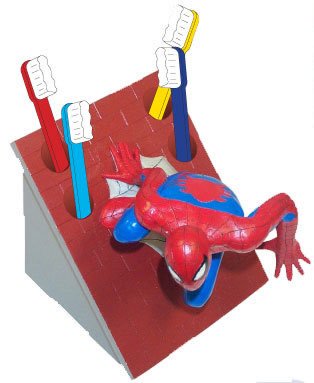 Spiderman Toothbrush & Holder