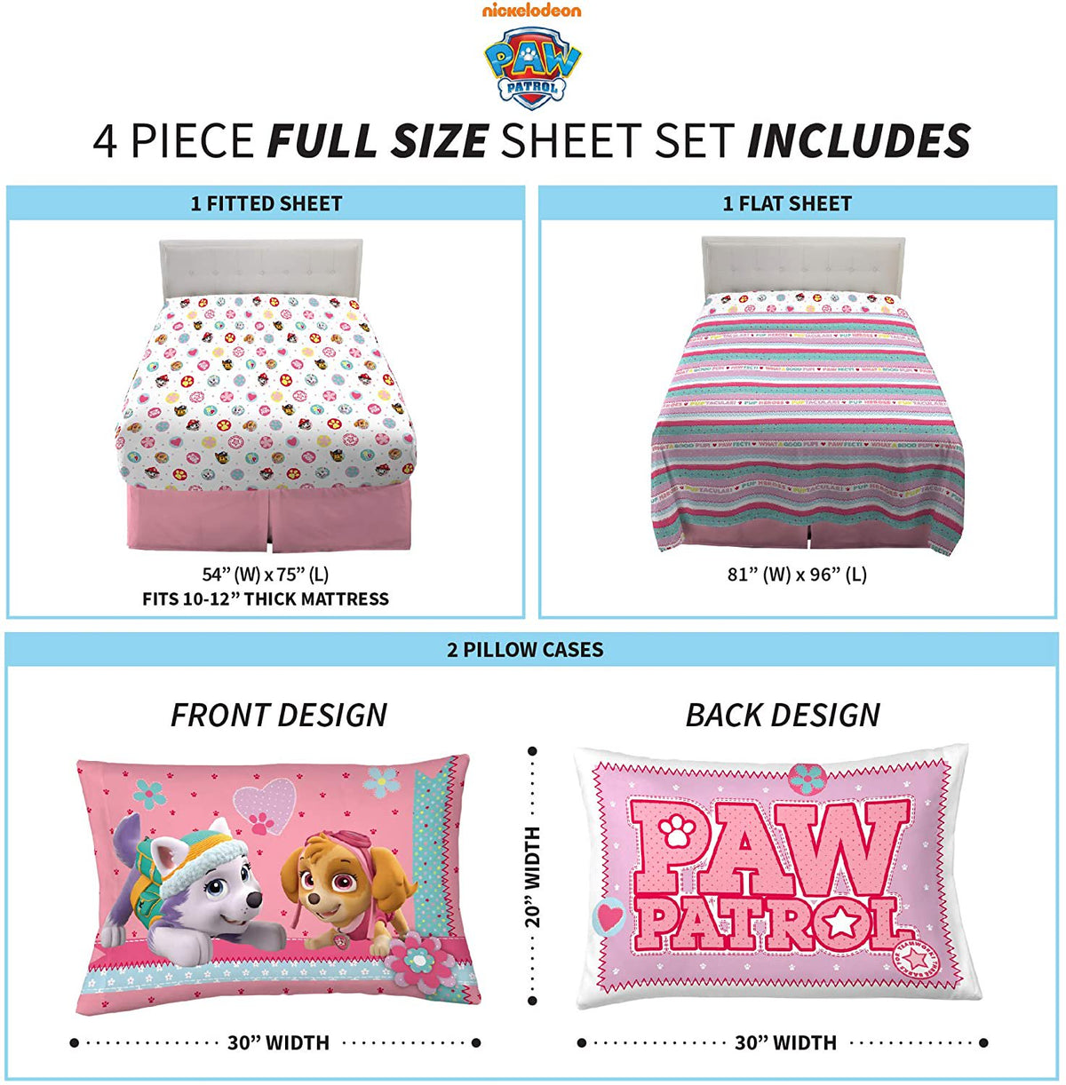 Franco Kids Bedding Super Soft Sheet Set, 4 Piece Full Size, Jurassic World