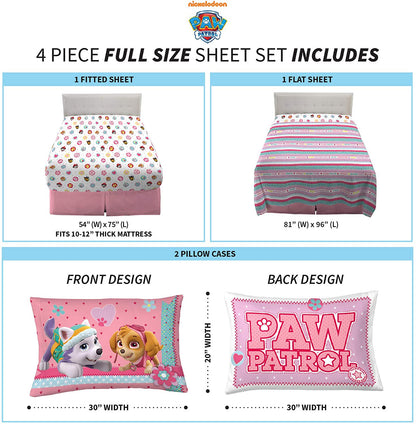 Franco Kids Bedding Super Soft Sheet Set, 4 Piece Full Size, Jurassic World