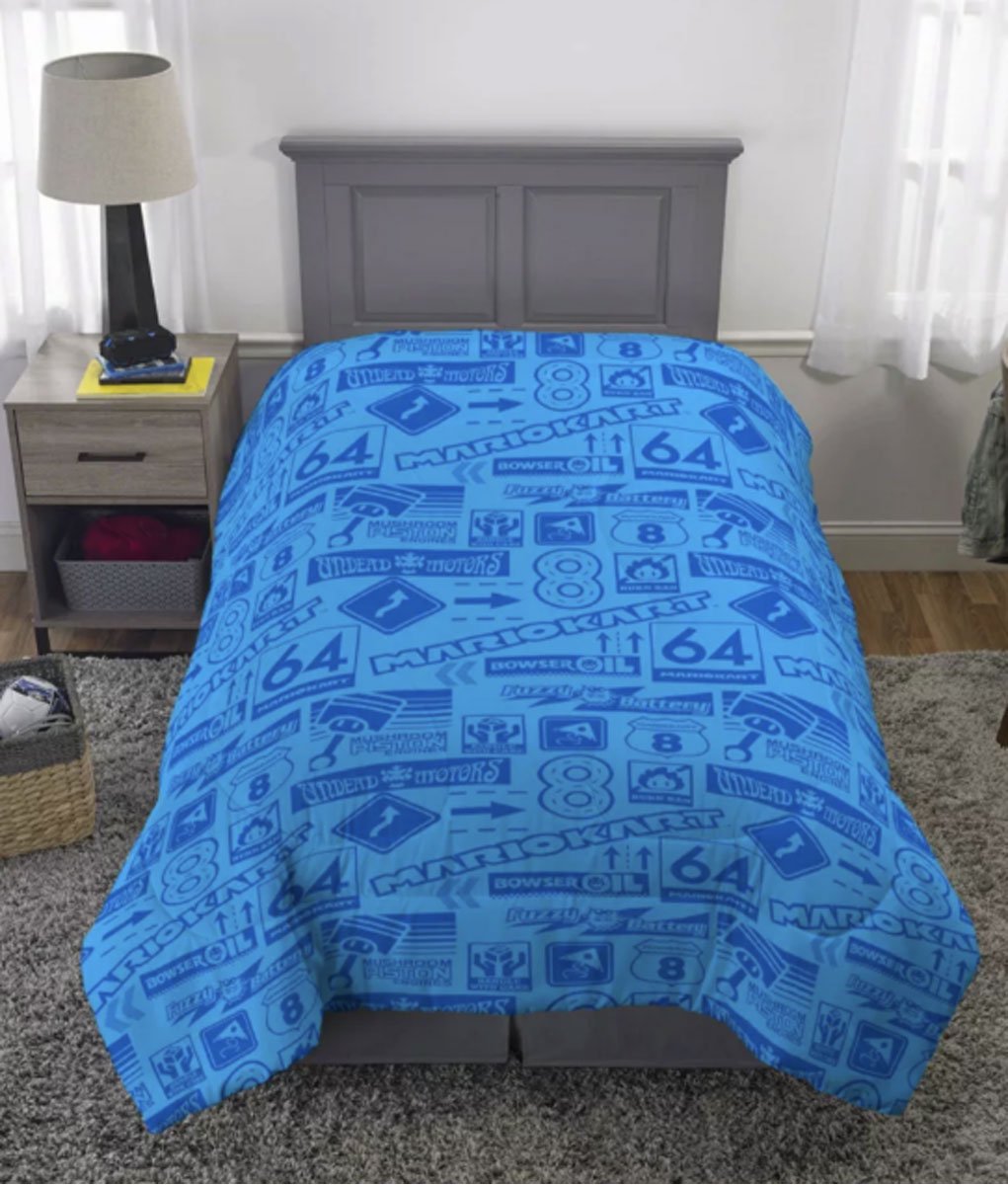 Franco Kids Super Mario Soft Twin Size Comforter, 64" W x 86" L