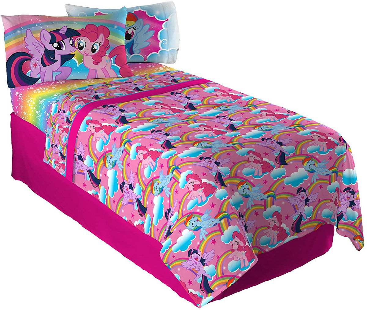 Hasbro Little Pony Living The Dream Twin Sheet Set