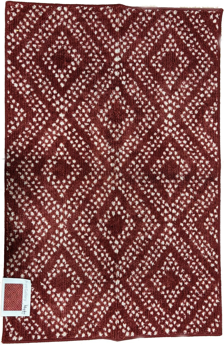 Maples Rugs Print Gallery Burgundy Accent Rug 30 in. X 45 in.