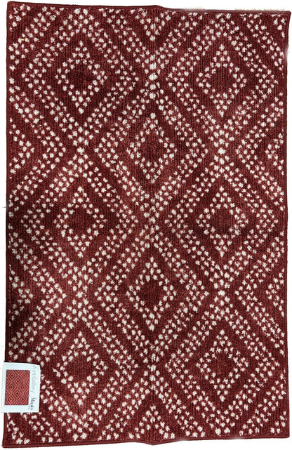 Maples Rugs Print Gallery Burgundy Accent Rug 30 in. X 45 in.