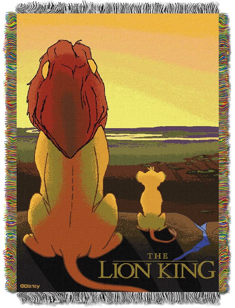 Disney's Lion King "Quiet Time" Triple Woven Jacquard Throw Blanket (48"x60")