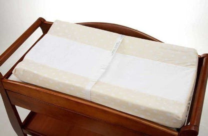 NoJo 2 Pack Dot Changing Table Cover - Ivory withSnow Dots