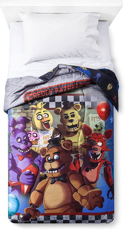 Franco Kids Five Nights at Freddy's Twin Size Comforter, 64" x 86"
