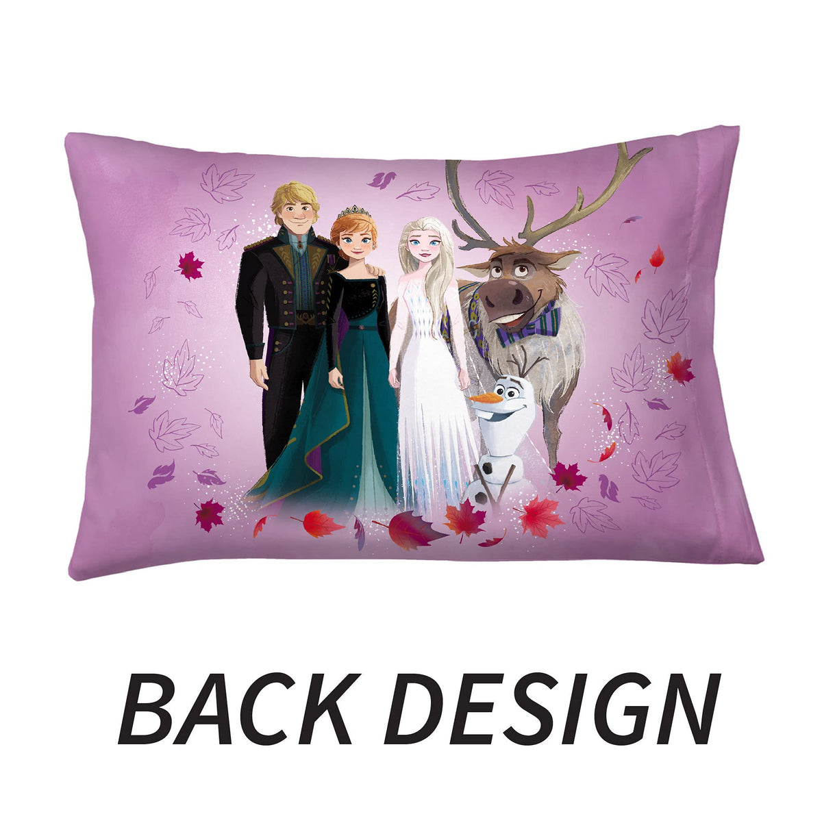 Disney Frozen 2 Reversible Standard Size Pillowcase, 20 in x 30 in