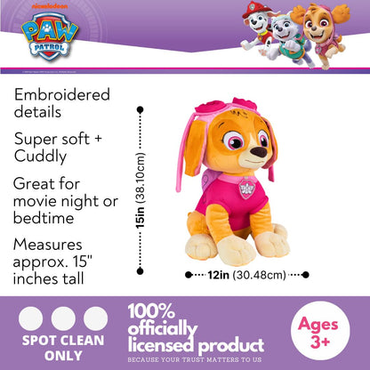 Franco Kids Paw Patrol Skye Cuddle Pillow Buddy, 15" x 12" x 10"