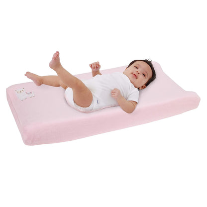 NoJo Sweet Llama and Butterflies Pink Changing Pad Cover