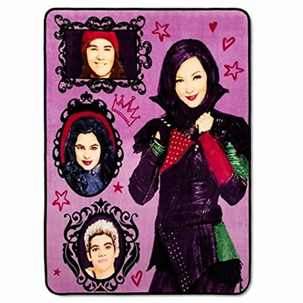 Disney Descendants Plush Throw Blanket ~ 46" x 60"