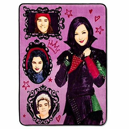 Disney Descendants Plush Throw Blanket ~ 46" x 60"