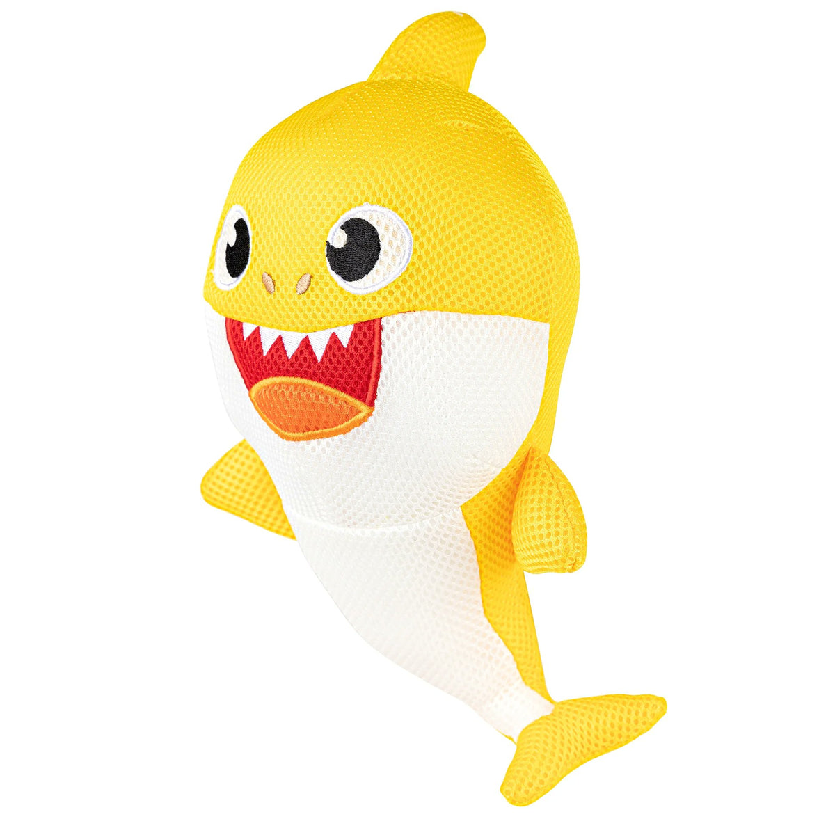 Baby Shark Kids Scrubby, Bath Accessory, Yellow 11"