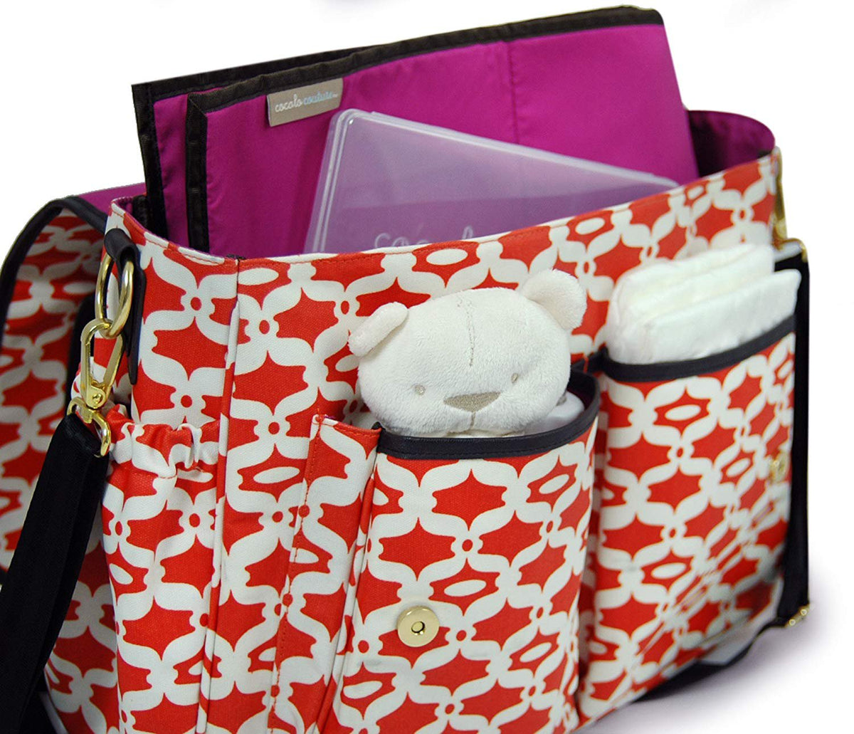 Cocalo Couture Riley Crossbody Diaper Bag, Lattice